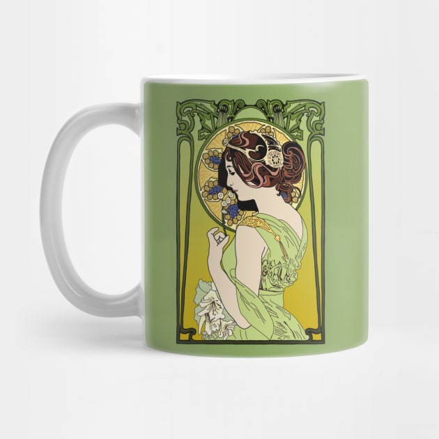 Pre-Raphaelite Girl 4 (green) by Soth Studio